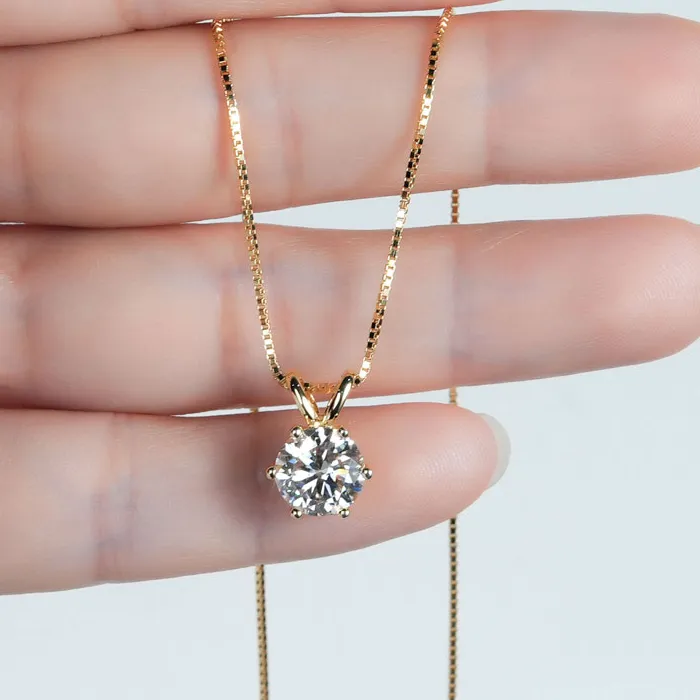 Authentic The Celestial Luminary Moissanite Pendant