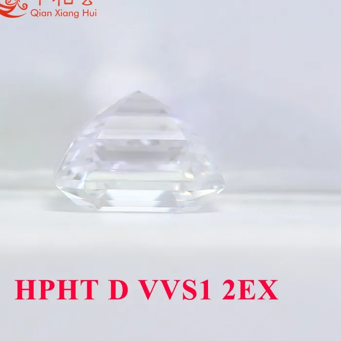Authentic The Crystalline Flame: 1CT Asscher Cut Lab Grown Diamond