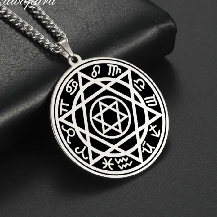 Authentic Solomon's Starlight Protection: Dawapara's Celestial Seal Pendant