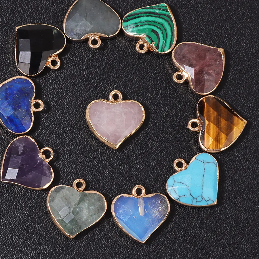 Authentic Pentad of the Sacred Heart Pendants Set