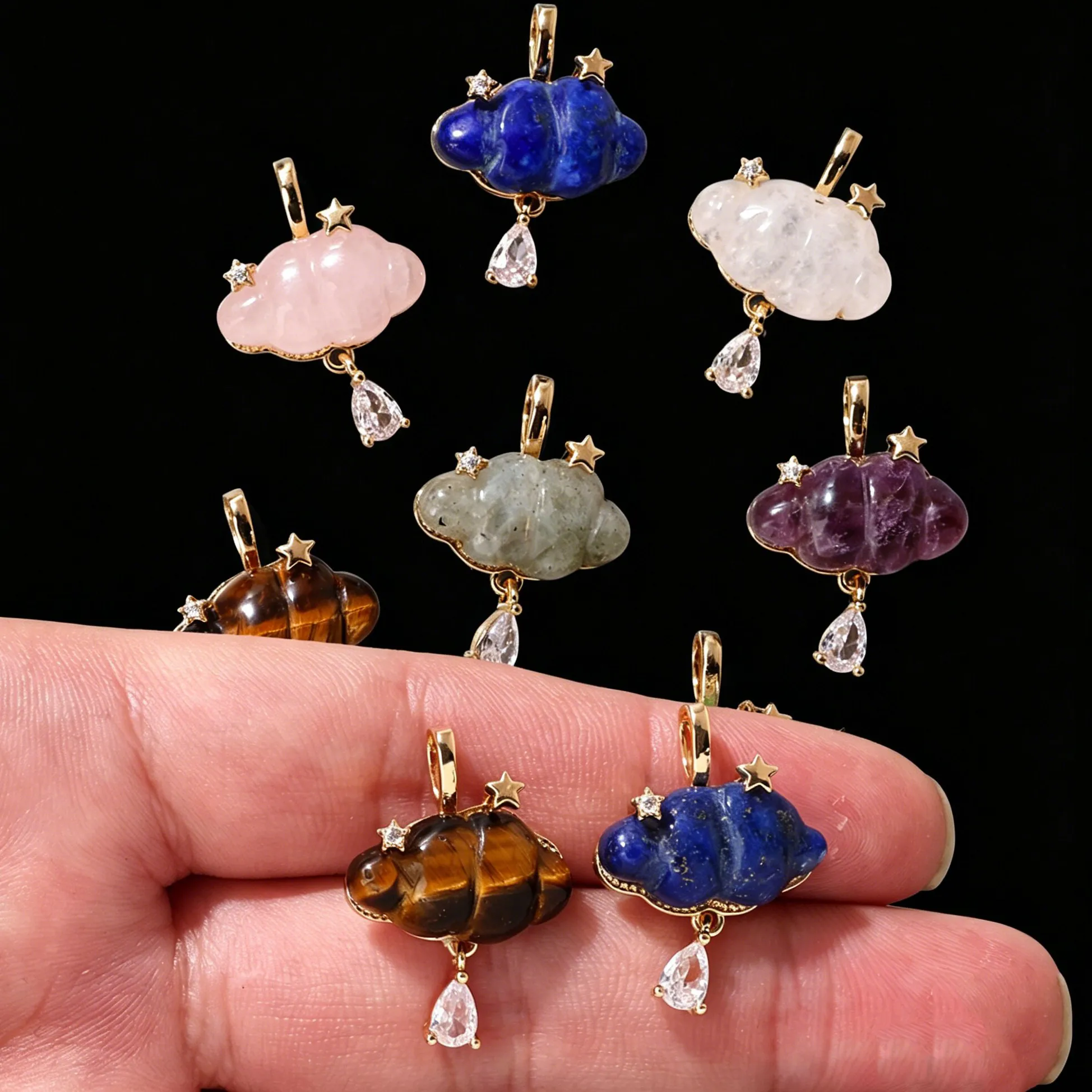 Authentic Celestial Convergence: The Star and Cloud Quartz Talisman