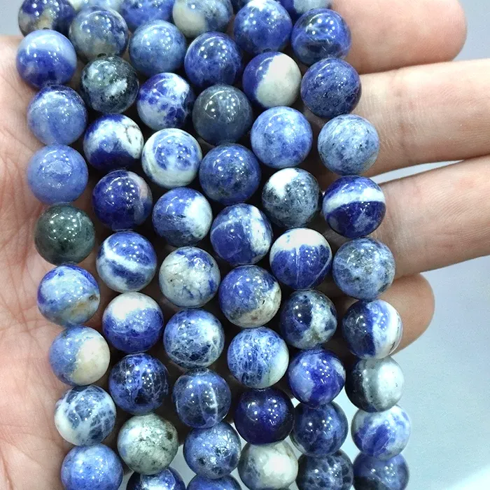 Authentic Sodalite Star: Blue Beads of Cosmic Harmony