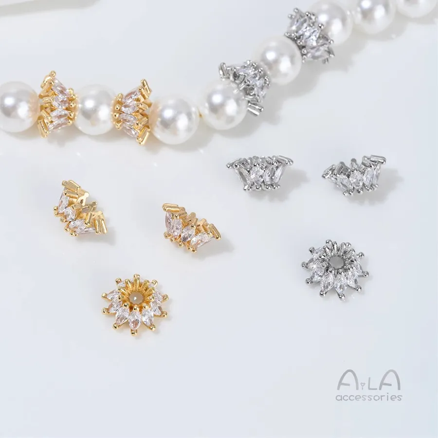 Authentic Gold‑Plated Lotus Beads: Enchanting Spacers of Sacred Harmony