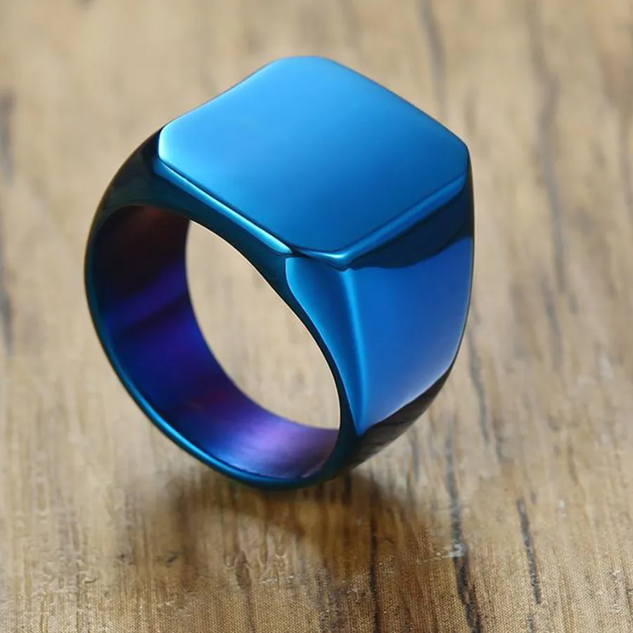 Authentic The Obsidian Sovereign: Midnight Blue Sanctuary Ring