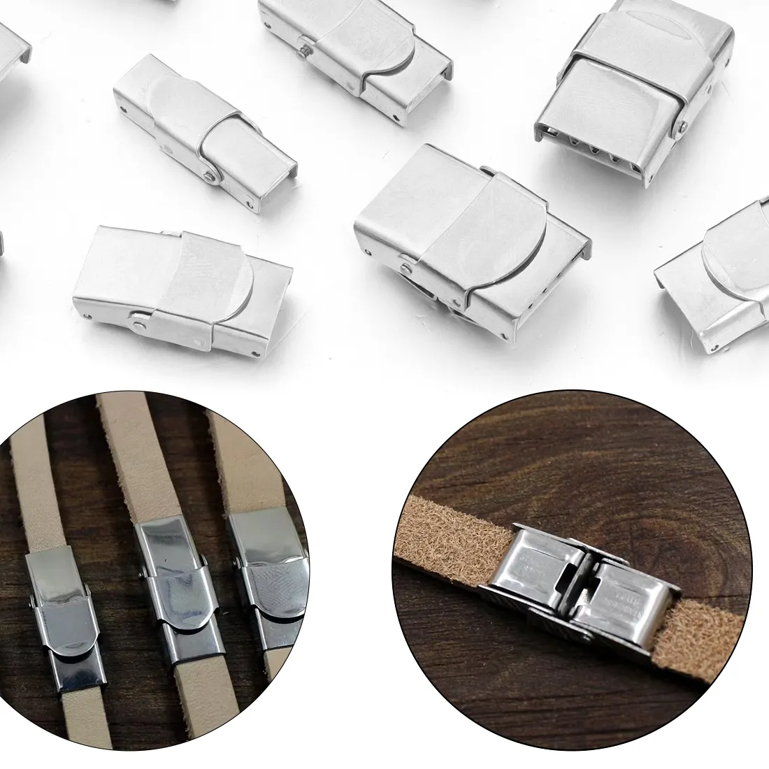 Authentic The Alchemist's Bond - Stainless Steel Crimp Clasps