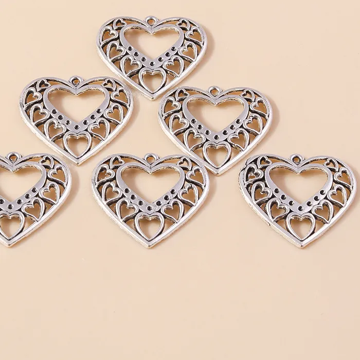 Authentic Ethereal Hollow Heart Sacred Geometry Pendants