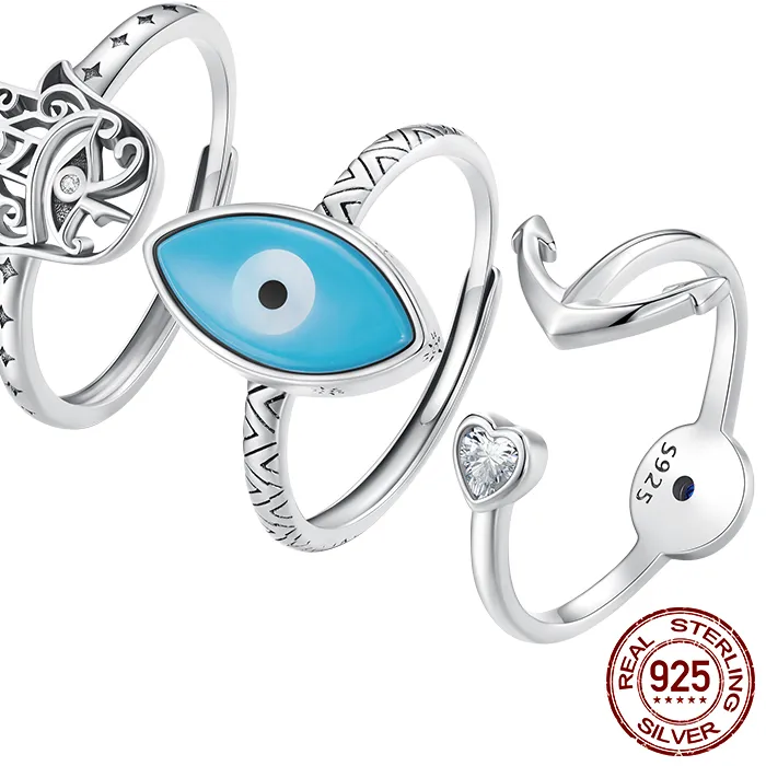 Authentic Celestial Navigator Hamsa Eye Ring - Sacred Talisman of Protection and Guidance