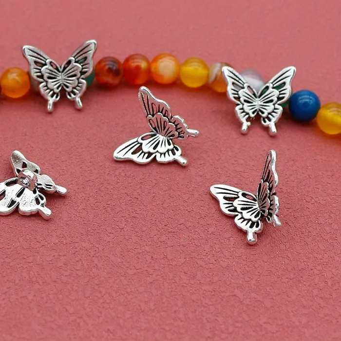 Authentic Metamorphosis Silver Butterfly Talismans - Tenfold Transformation and Soul Awakening Charms