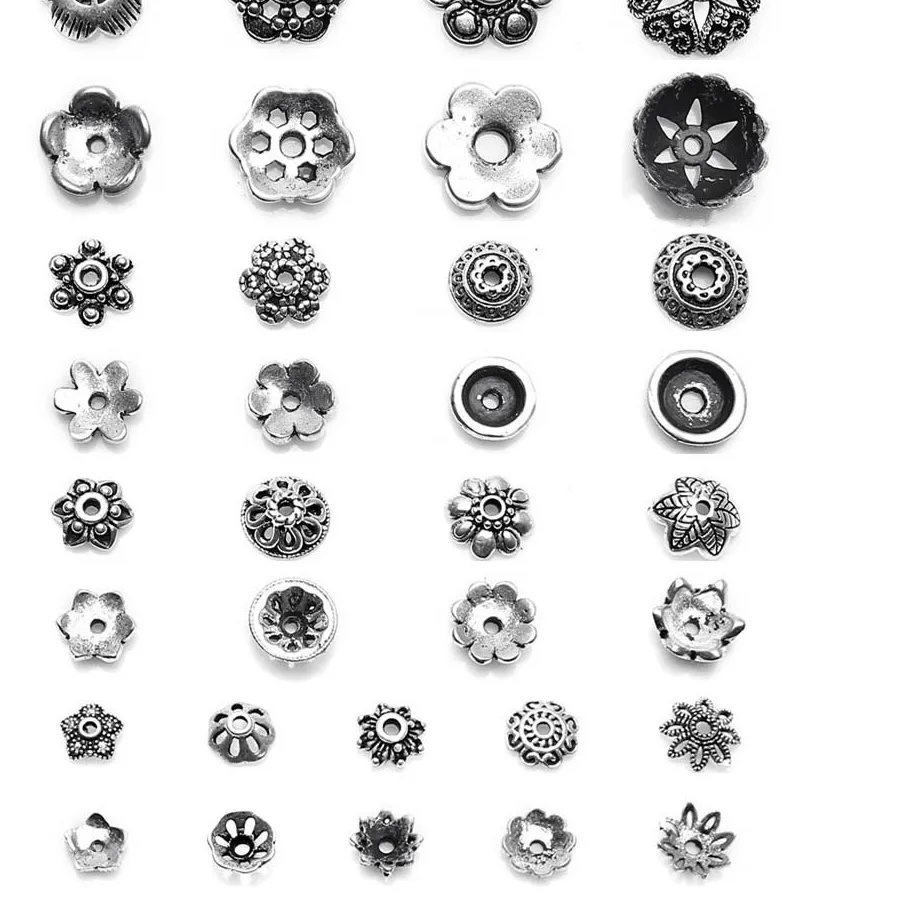 Authentic Tibetan Antique Silver Flower Bead End Caps: Unlocking the Secrets of Sacred Craftsmanship