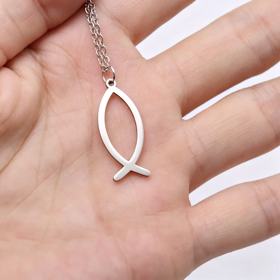 Authentic Anchor of Faith: Ichthys Fish Pendant for Spiritual Guidance