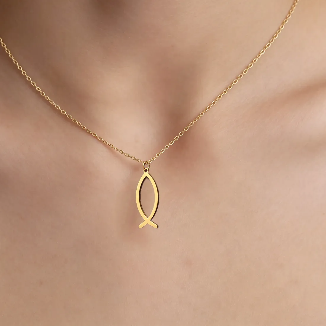 Authentic Sacred Ichthys Golden Radiance Pendant