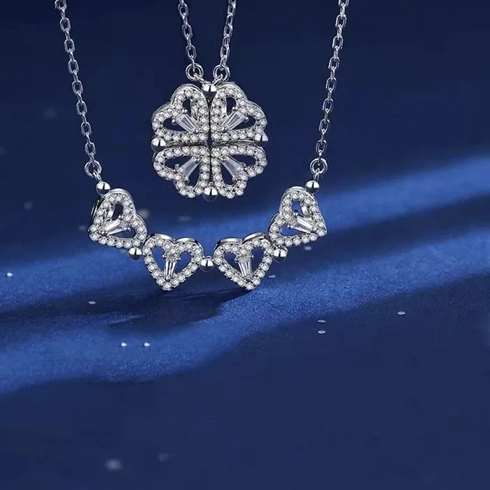 Authentic The Alchemist Heart of Fortune Clover Necklace