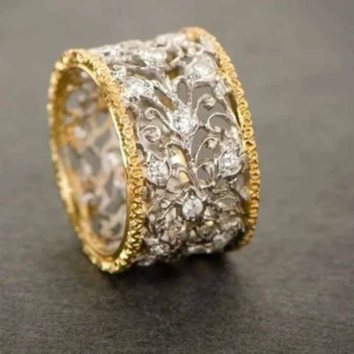 Authentic The Golden Silhouette Ring of Eternal Union