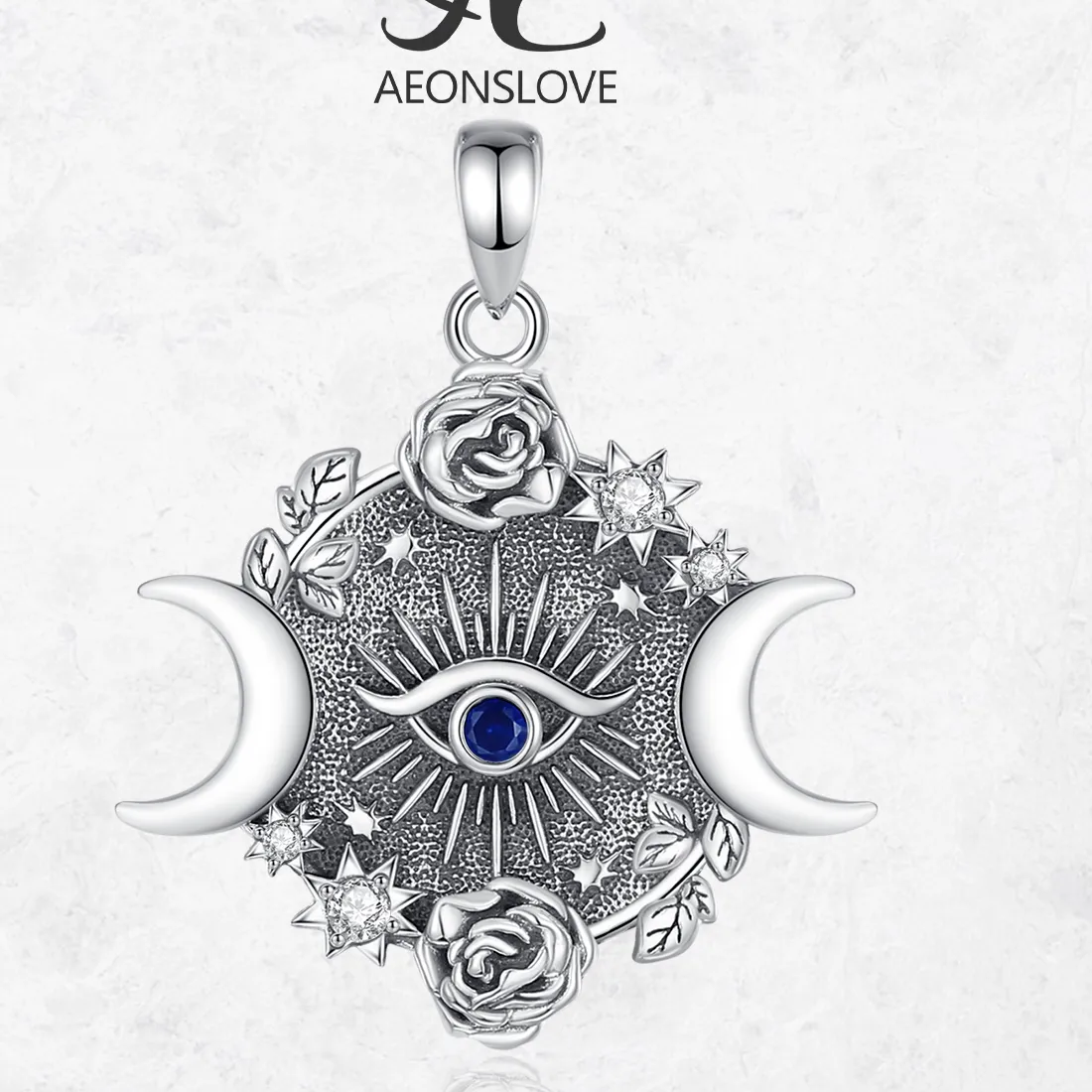 Authentic The Celestial Eye: Triple Moon Goddess Lunar Talisman