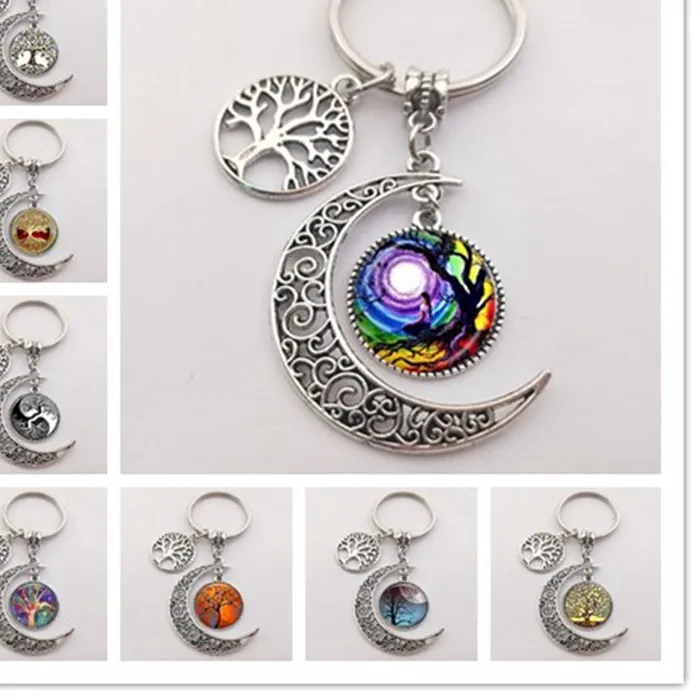 Authentic The Celestial Canopy Tree of Life Lunar Talisman Keychain