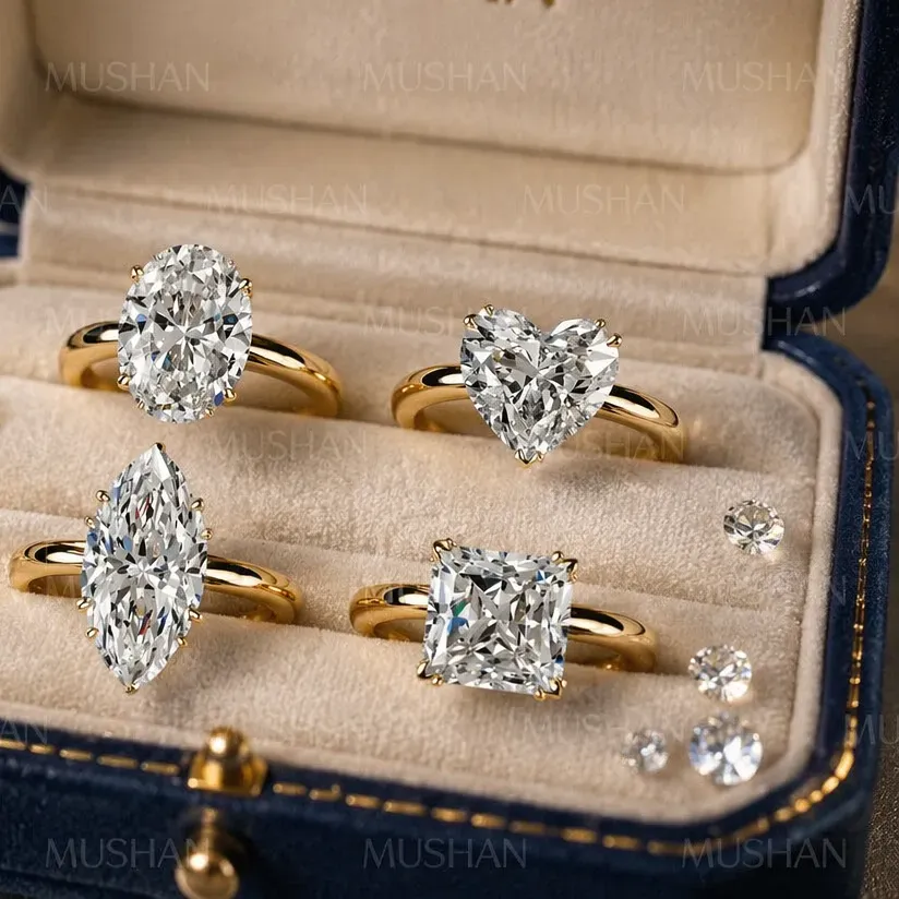 Authentic The Eternal Luminescence Moissanite Band