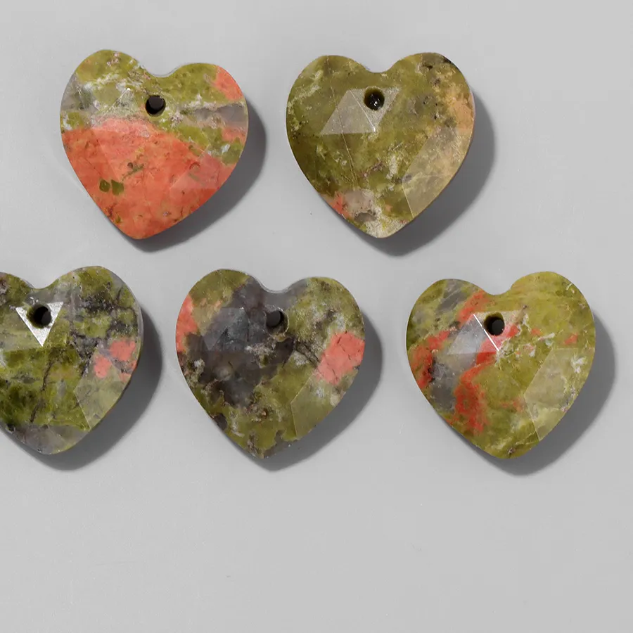 Authentic Triptych of the Earth Elements: Unakite, Rose Quartz, Lapis Lazuli, and Agate Talismans