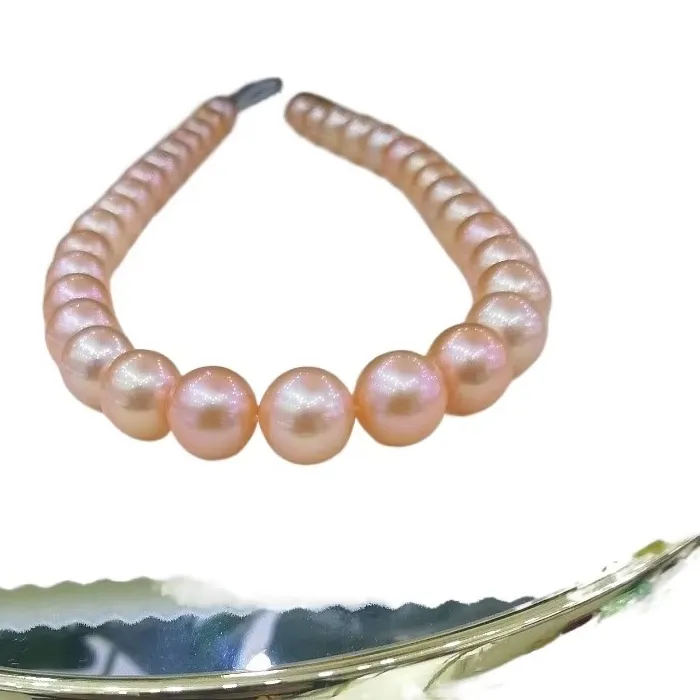 Authentic The Ethereal Blush: Iridescent Pink Pearl Talisman