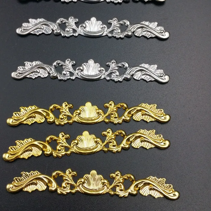 Authentic 10pcs/lot 11*75mm  Metal Filigree Slice Charms base Setting Jewelry DIY Components Packaging ornament Craft decoration