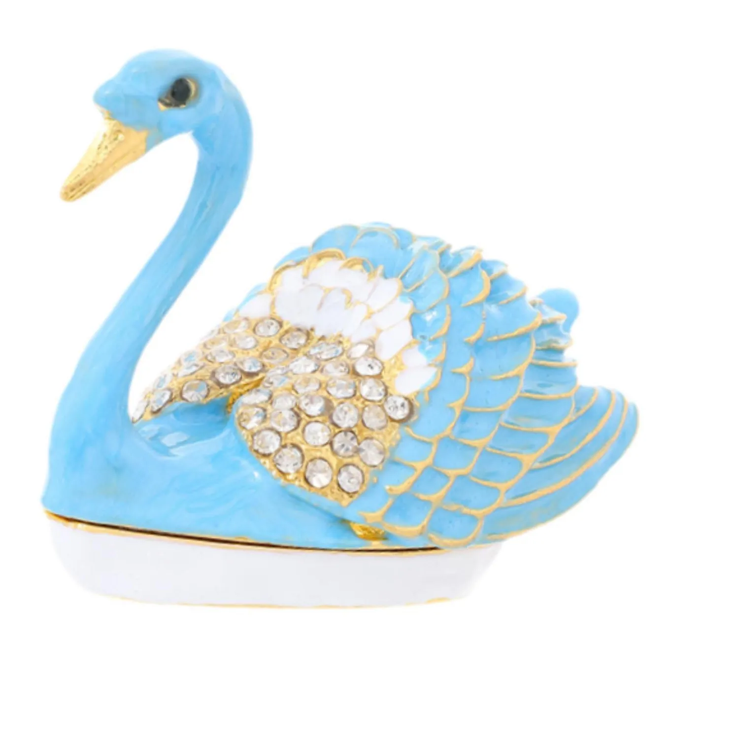Authentic The Celestial Swan Vessel of Sacred Keepsakes