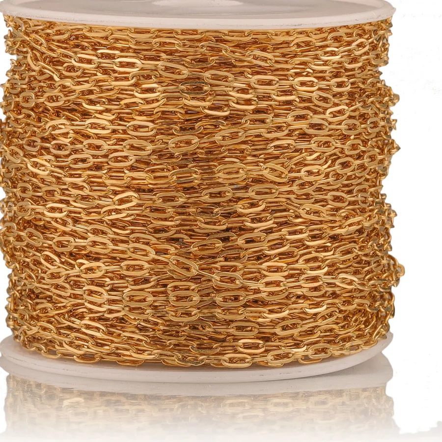 Authentic The Golden Thread of Destiny - 2-Meter Continuous Radiance Link Chain