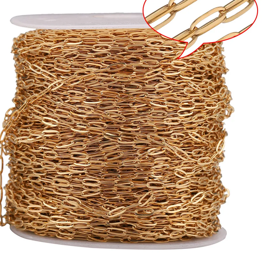 Authentic The Golden Path: Endless 2mm Square Cuban Chain Spool