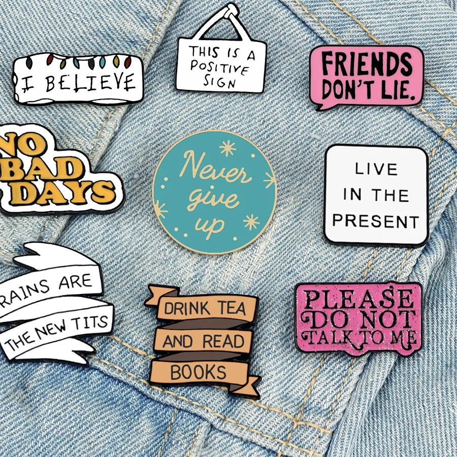 Authentic Elevate Your Spirit with 'Live Life Happy' - An Enchanted Lapel Pin of Joy and Motivation