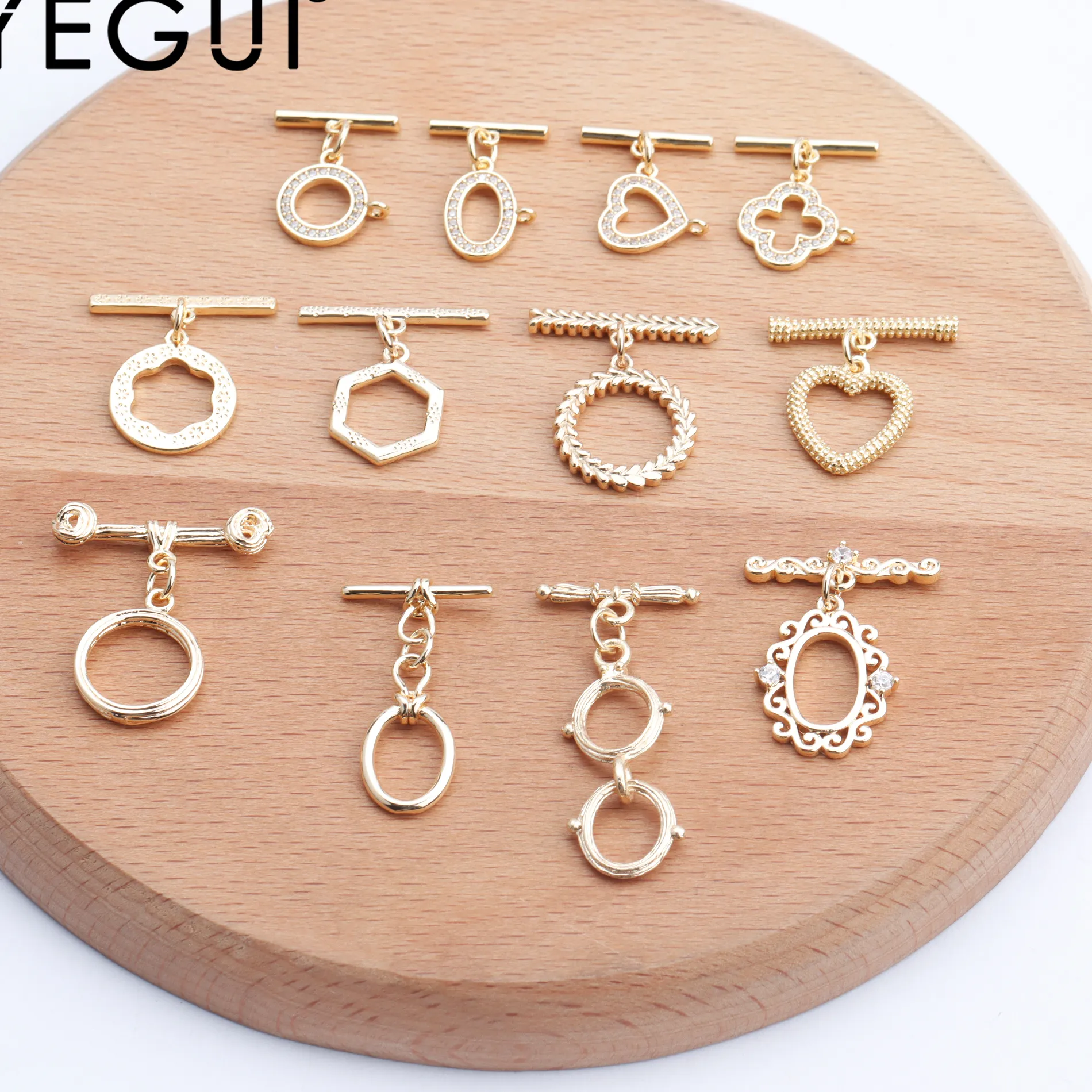 Authentic Sacred Gold-Plated Artisanal Connectors for Intentional Talismans
