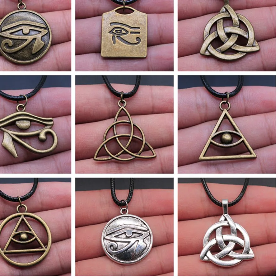 Authentic 1 Piece chains necklace Amulet Eye Of Horus pendant neck pendant jewelry pendant pendant necklace