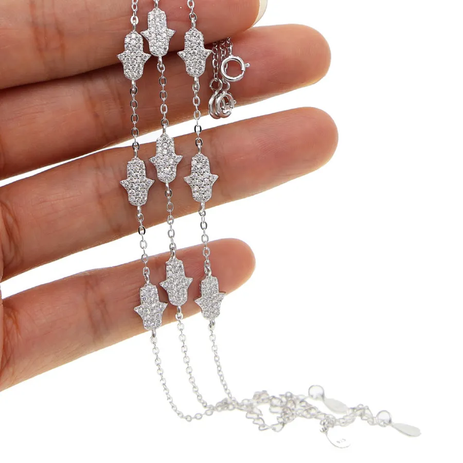 Authentic The Sanctuary Pulse: Hamsa Hand of Fatima Sterling Silver Sacred Talisman