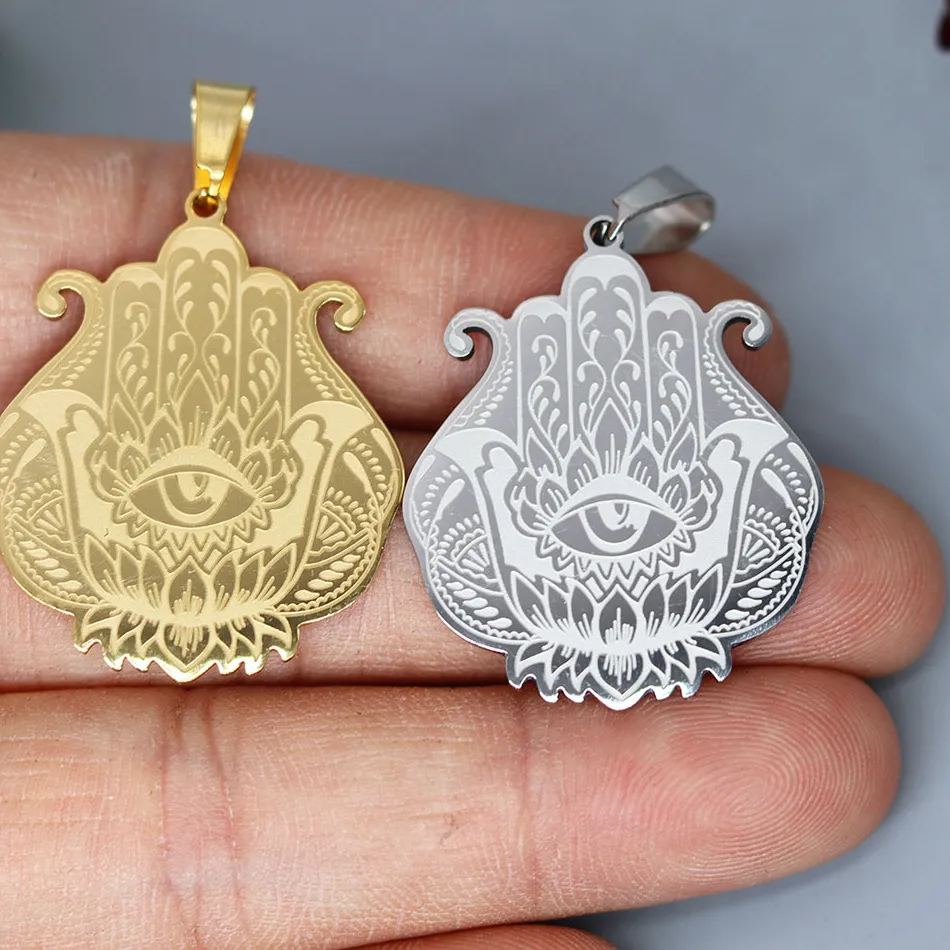 Authentic Twin Hamsa Guardians – Hand of Fatima Charms with Evil Eye
