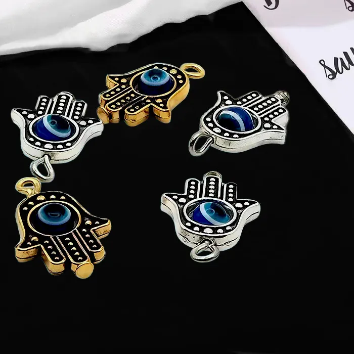 Authentic Protection & Abundance: Fatima Hamsa Hand Charms