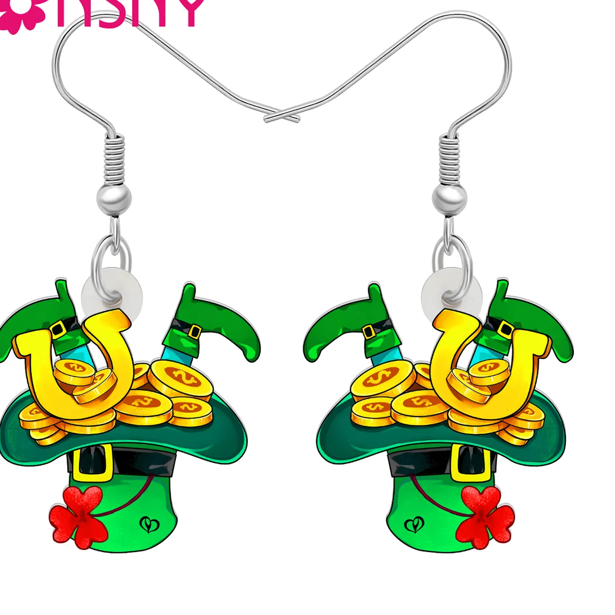 Authentic The Verdant Path: Emerald Shamrock and Solar Coin Talismans