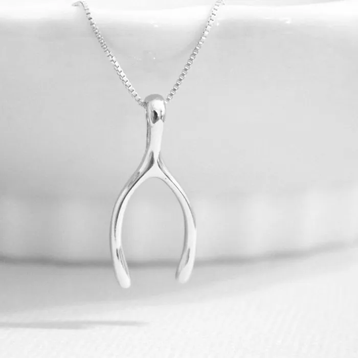Authentic Celestial Wishbone Manifestation Amulet - Gold Plated Conduit for Abundance