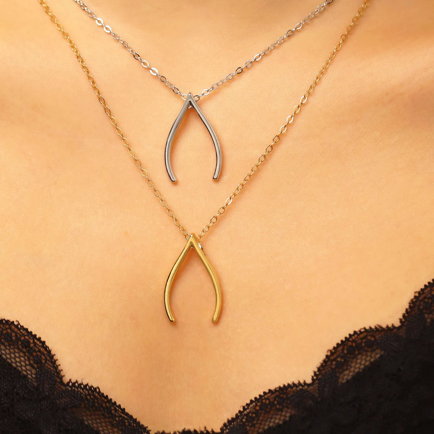 Authentic Wishbone Talisman of Abundance and Gratitude