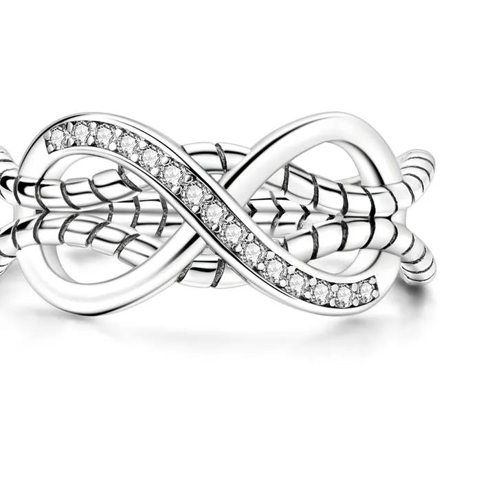 Authentic The Infinite Entanglement: A Sacred Sterling Silver Love Talisman