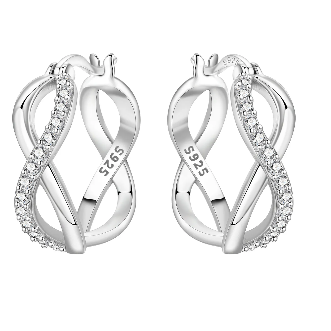 Authentic Eternity Loops: Sterling Silver Symbols of Boundless Connection