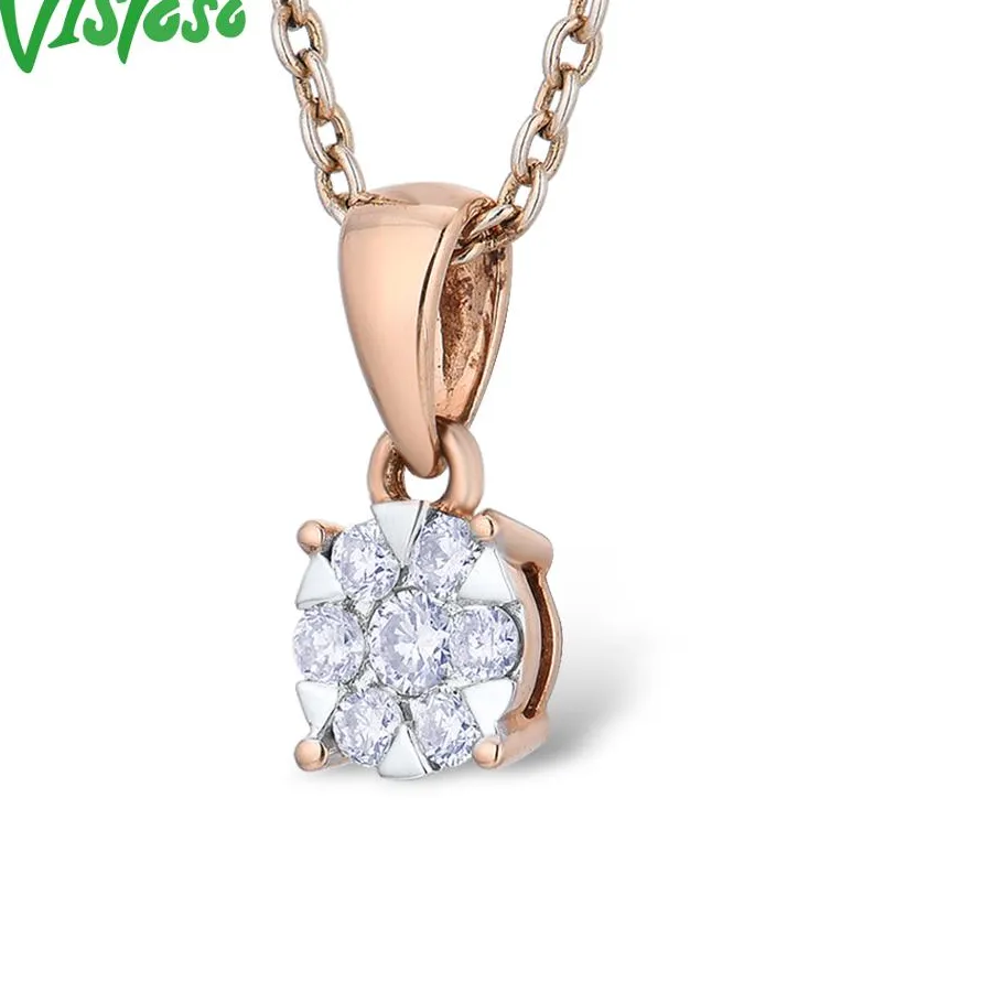 Authentic The Eternal Circle of 14K Rose Gold and Diamond Radiance