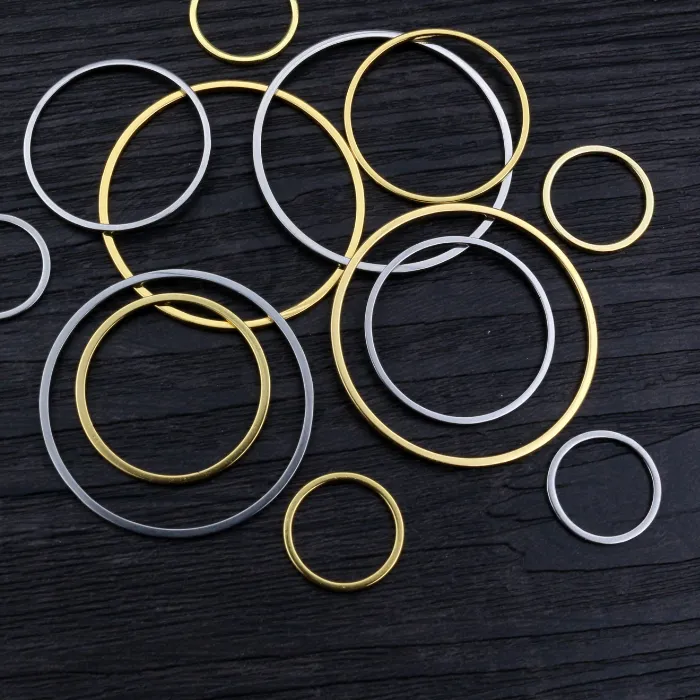 Authentic Celestial Orbs: Sacred Golden Hoops of Infinite Potential