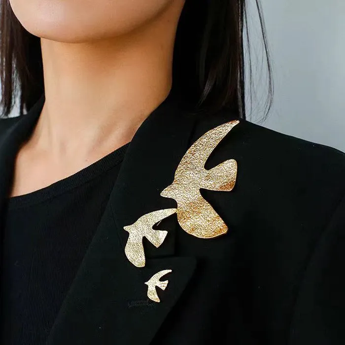 Authentic The Celestial Messenger: Gold-Plated Dove of Serenity