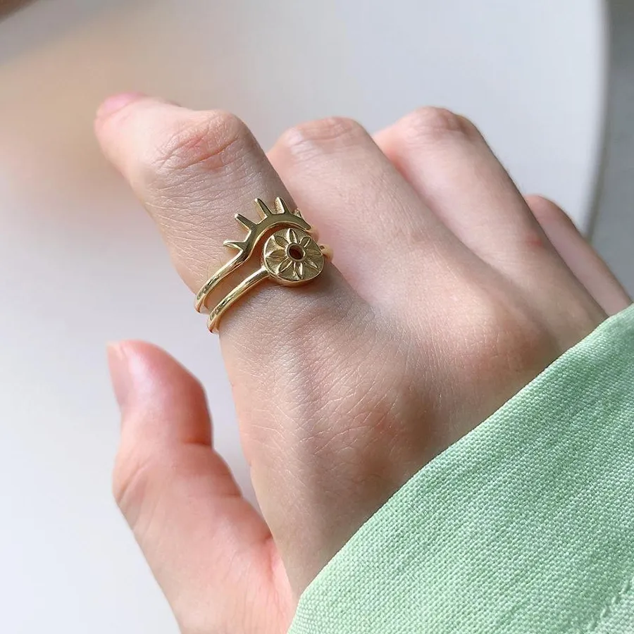 Authentic Radiant Solar Gaze Talismanic Ring