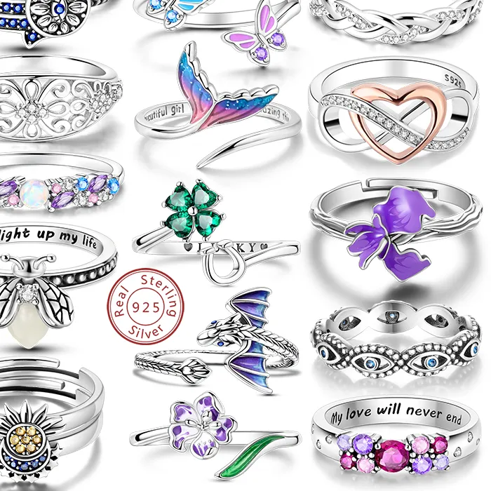 Authentic The Celestial Heart Ring- Sterling Silver Talisman Of Love, Light & Eternal Cycles