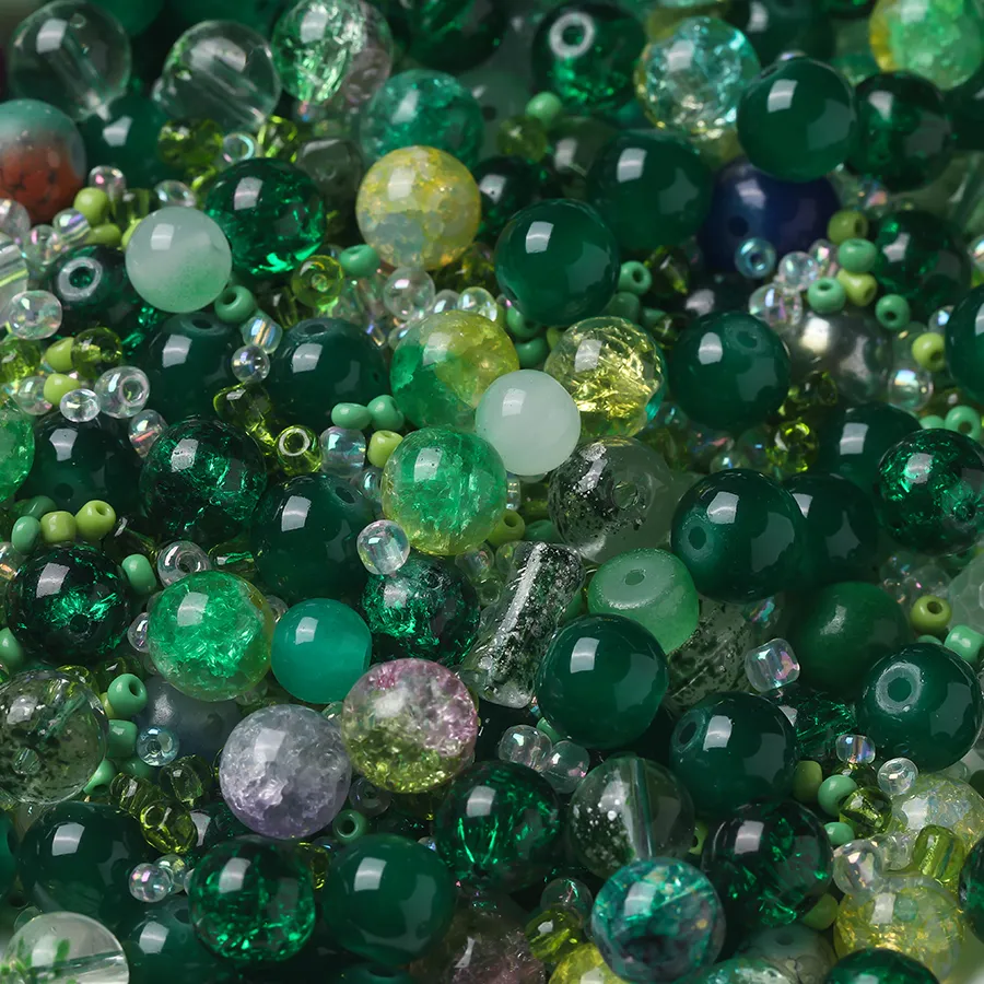 Authentic Alchemist's Stardust - Mixed Glass Spheres for Sacred Talisman Creation
