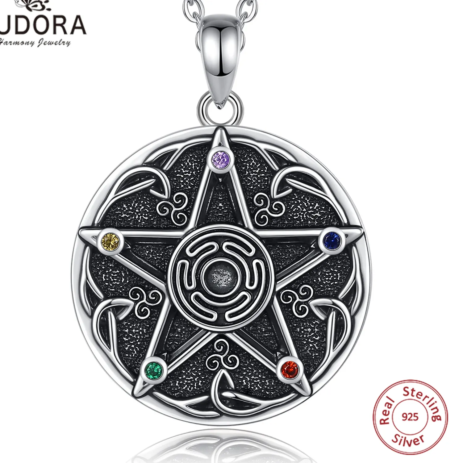 Authentic Eudora Pentagram Chakra Talisman of Hecate