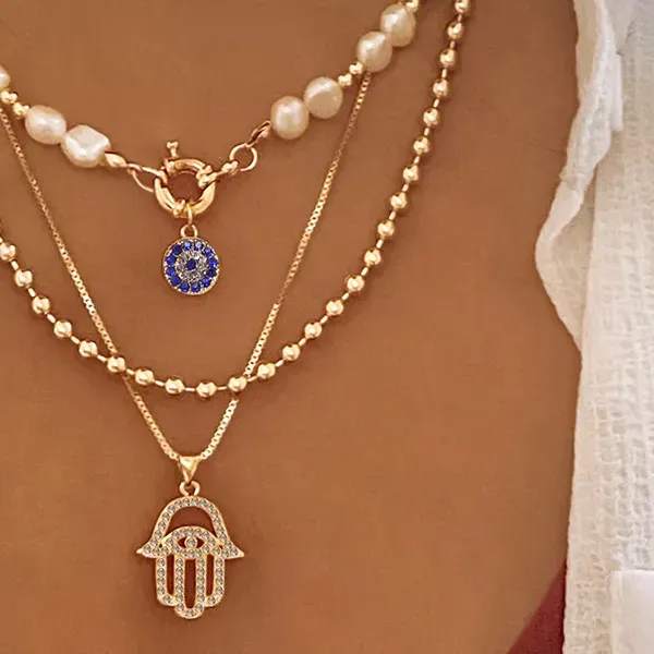 Authentic Amulet of the Divine Gaze: Hamsa & Evil Eye Protection