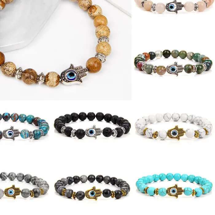 Authentic Hamsa Shield of Sight - Mystic Stone & Evil Eye Protection Bangle