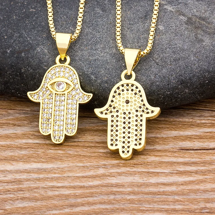 Authentic Guardian of Fortune: Golden Hamsa's Watchful Eye