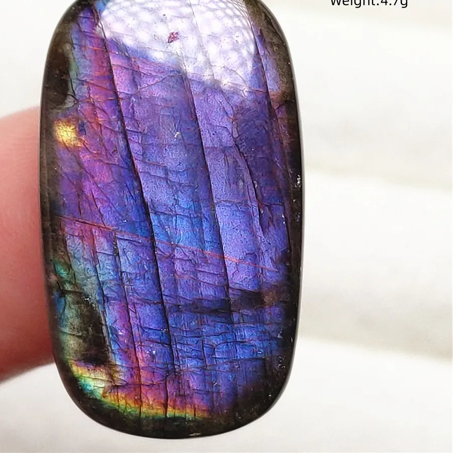Authentic Natural Purple Labradorite Pendant Jewelry Rare Stone Women Men Blue Labradorite Women Men AAAAAA