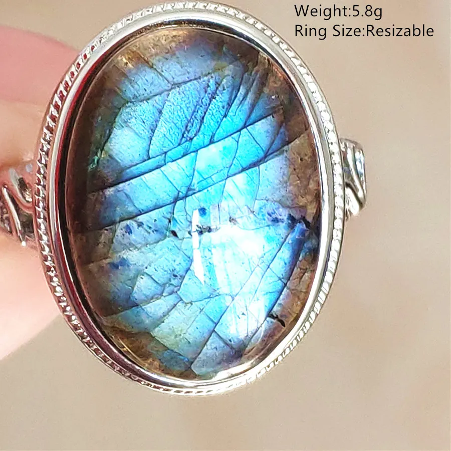 Authentic Mystic Flash Of The Blue Labradorite