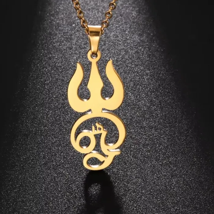 Authentic Sacred Trident Om: Ancient Symbol of Divine Protection